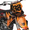 Kit déco motocross KTM - Blast - Orange Noir 2