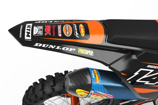 Kit déco motocross KTM - Bold - Orange 3