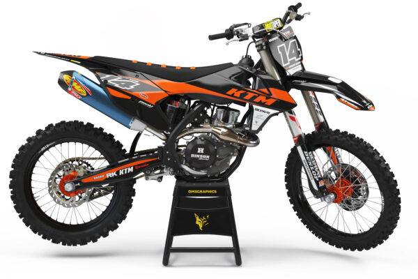 Kit déco motocross KTM - Bold - Orange