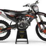 Kit déco motocross KTM - Carbon
