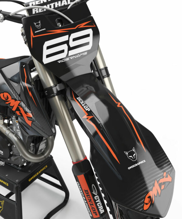 Kit déco motocross KTM - Carbon 2