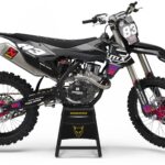 Kit déco motocross KTM - Charge - Violet