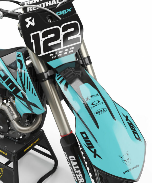 Kit déco motocross KTM - Chimera - Bleu 2