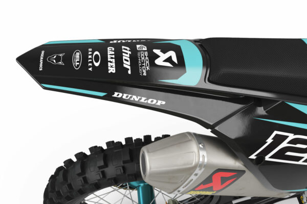 Kit déco motocross KTM - Chimera - Bleu 3