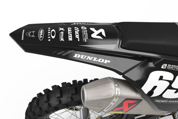 Kit déco motocross KTM - Comet - Gris 3