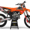 Kit déco motocross KTM - Competition - Orange