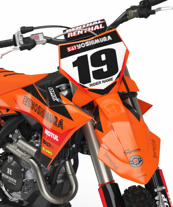 Kit déco motocross KTM - Competition - Orange 2