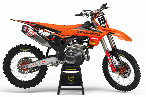 Kit déco motocross KTM - Competition - Orange
