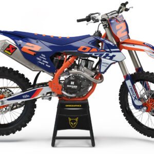 Kit déco motocross KTM - Corsa - Bleu