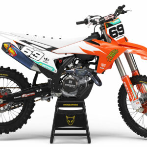 Kit déco motocross KTM - Energy - Orange