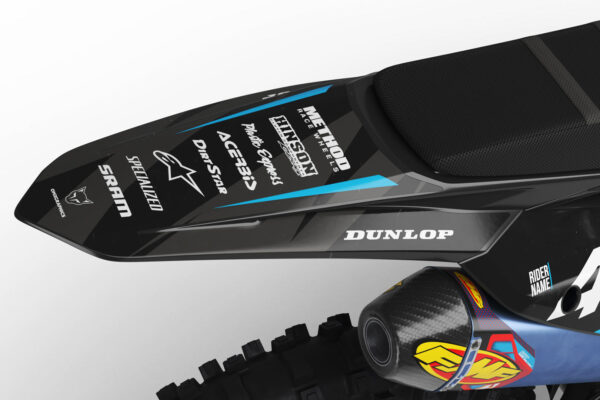 Kit déco motocross KTM - Frost - Bleu 3