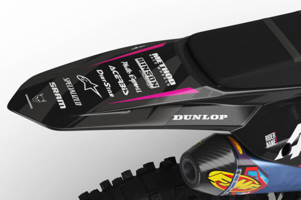 Kit déco motocross KTM - Frost - Rose 3