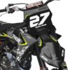 Kit déco motocross KTM - Fury - Noir 2