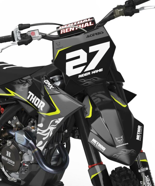 Kit déco motocross KTM - Fury - Noir 2