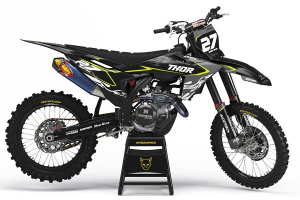 Kit déco motocross KTM - Fury - Noir