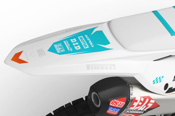 Kit déco motocross KTM - Glitch - Orange 3