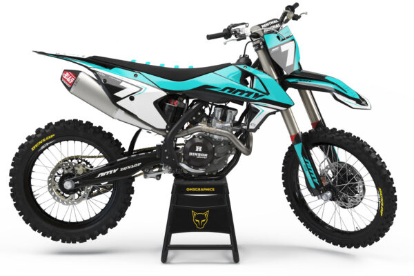 Kit déco motocross KTM - Katana - Bleu