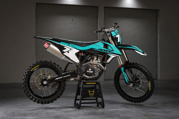 Kit déco motocross KTM - Katana - Bleu Promo