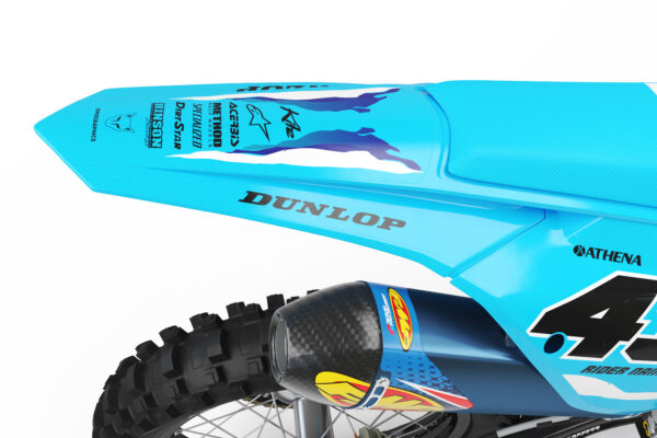 Kit déco motocross KTM - Legacy - Bleu 3