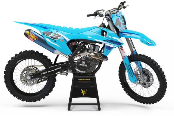 Kit déco motocross KTM - Legacy - Bleu