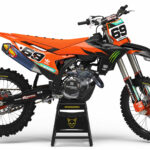 Kit déco motocross KTM - Monster - Noir