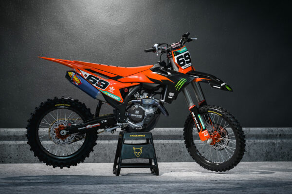 Kit déco motocross KTM - Monster - Noir Promo