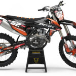 Kit déco motocross KTM - Ominous - Orange