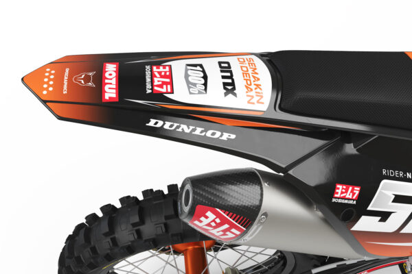 Kit déco motocross KTM - Ominous - Orange 3
