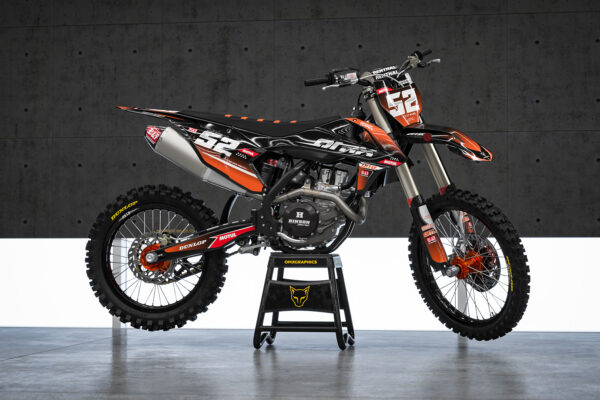 Kit déco motocross KTM - Ominous - Orange Promo