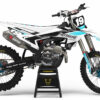Kit déco motocross KTM - Phantom - Blanc