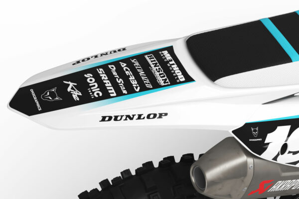 Kit déco motocross KTM - Phantom - Blanc 3