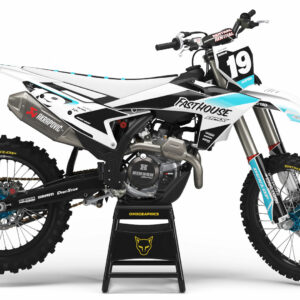 Kit déco motocross KTM - Phantom - Blanc