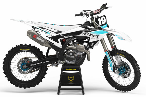 Kit déco motocross KTM - Phantom - Blanc