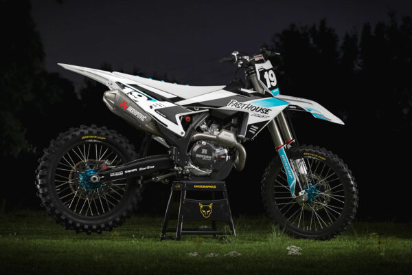 Kit déco motocross KTM - Phantom - Blanc Promo