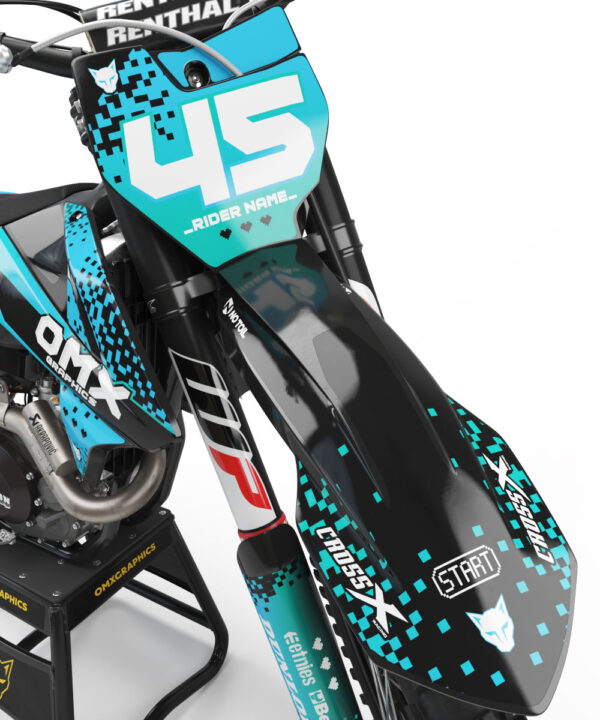 Kit déco motocross KTM - Pixel 2