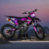 Kit déco motocross KTM - Pixel - Rose Promo