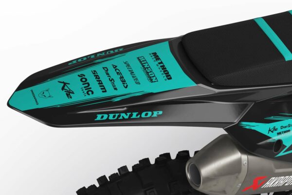 Kit déco motocross KTM - Punch - Teal 3