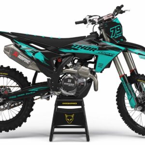 Kit déco motocross KTM - Punch - Teal