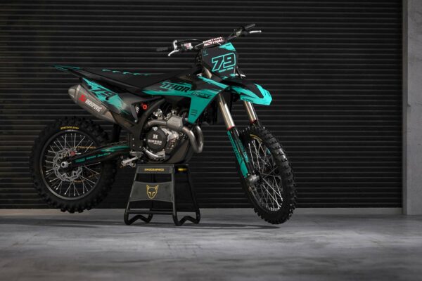 Kit déco motocross KTM - Punch - Teal Promo