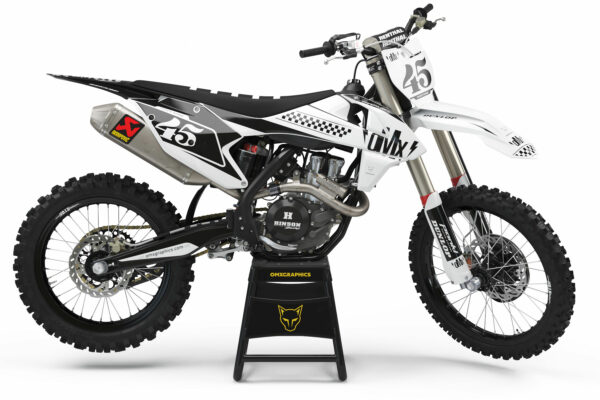 Kit déco motocross KTM - Race - Blanc