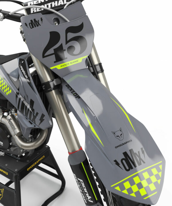 Kit déco motocross KTM - Race - Gris 2