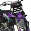 Kit déco motocross KTM - Reckless - Violet 2