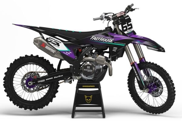Kit déco motocross KTM - Reckless - Violet