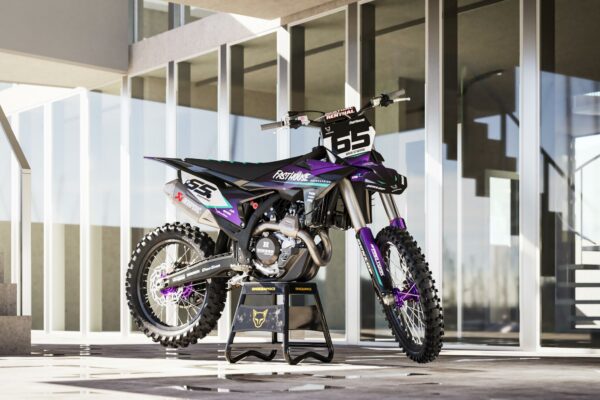 Kit déco motocross KTM - Reckless - Violet Promo