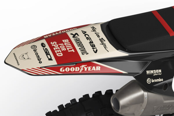 Kit déco motocross KTM - Redline - Retro Beige 3