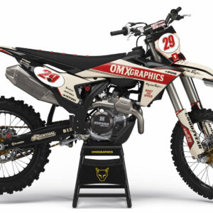 Kit déco motocross KTM - Redline - Retro Beige
