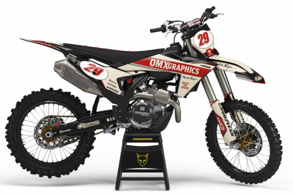 Kit déco motocross KTM - Redline - Retro Beige