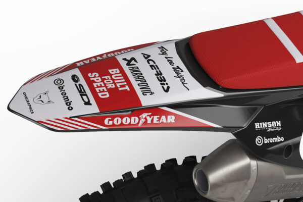 Kit déco motocross KTM - Redline - Retro Gris 3