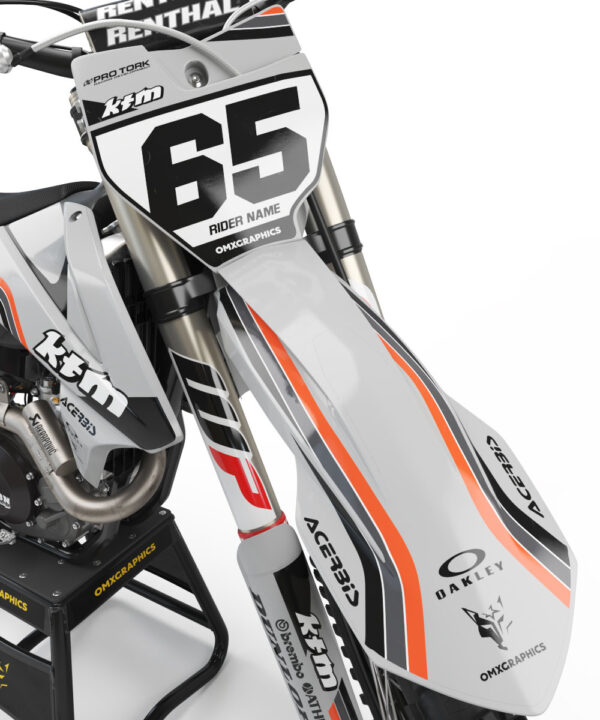 Kit déco motocross KTM - Retro 90 2