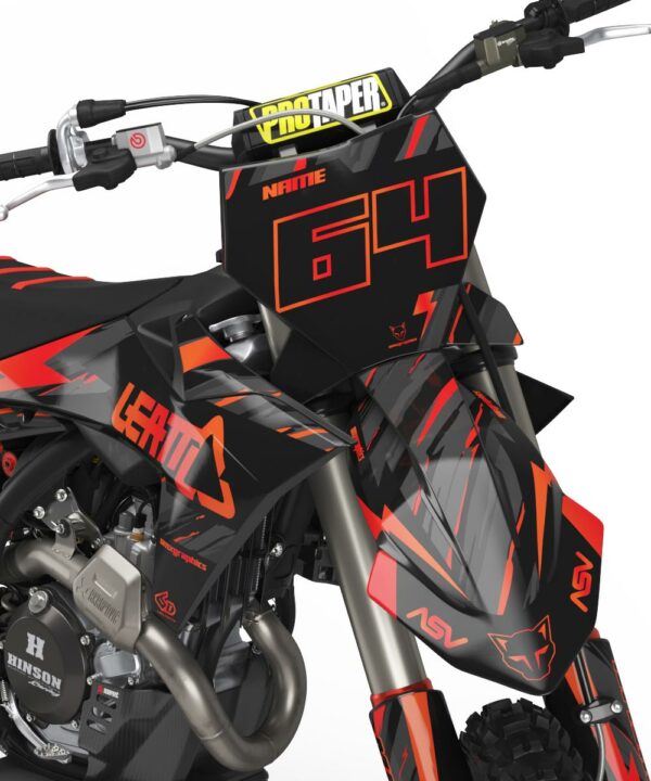 Kit déco motocross KTM - Rhyme - Orange 2